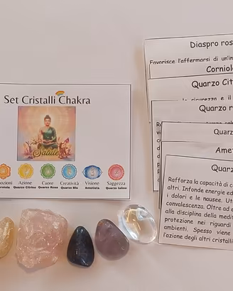Set Cristalloterapia multicolore  per  l'Armonia 