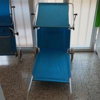 Lettino spiaggia-trasportino