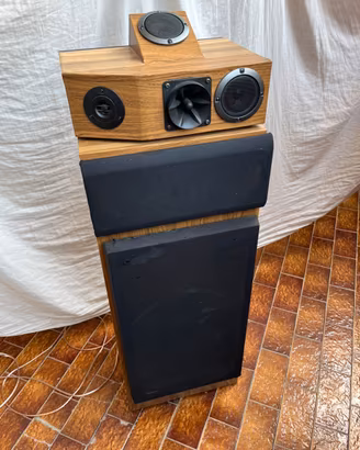 Coppia Diffusori modulari autocostruiti
