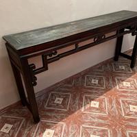 Consolle cinese dell'800, legno