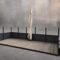Plateatico professionale 5x2m con ombrellone
