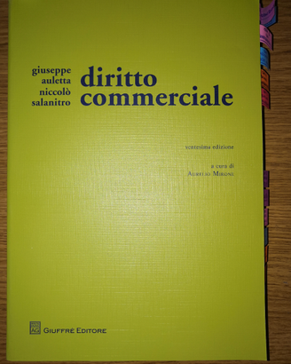 Libro corso Diritto commerciale, Uniud