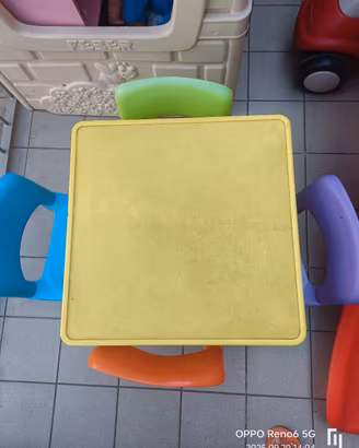 tavolo+sedie bambini 