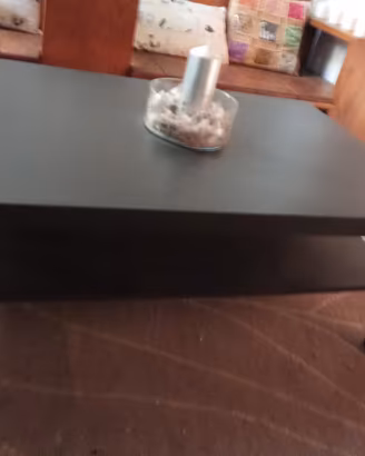 Tavolino rettangolare in legno 