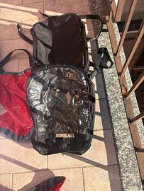 BORSA SERBATOIO MOTO + COPRISCARPE MOTO