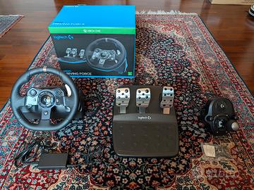 Volante Logitech g920 + pedaliera + cambio H