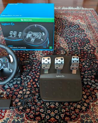 Volante Logitech g920 + pedaliera + cambio H