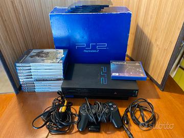 PlayStation 2 +accessori ,10 giochi,5 demo,network