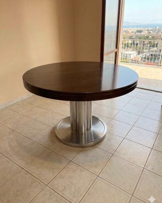 tavolo rotondo apribile da 6 persone