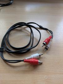 Cavo audio 2 RCA – 2 RCA stereo maschio-maschio