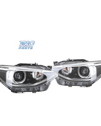 FARI BMW F20 F21 11-15 BIXENON ANGEL EYES FONDO NE