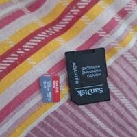 Microsd Sandisk 128gb più adattatore