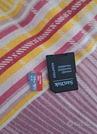 Microsd Sandisk 128gb più adattatore