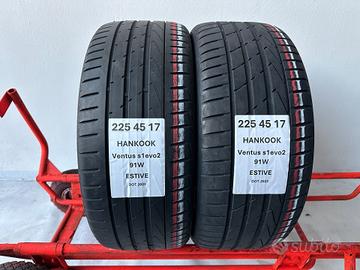 2 gomme 225 45 17 HANKOOK