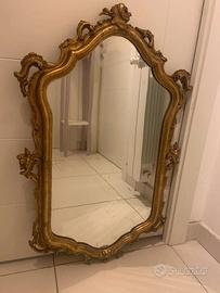 Specchiera Antica Dorata stile Luigi XV fine '700
