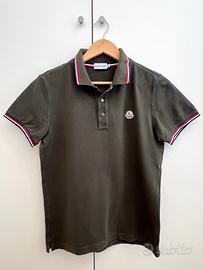 Polo MONCLER tg. S originale da uomo slim fit