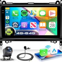 Autoradio carplay wireless per mercedes 4+64gb