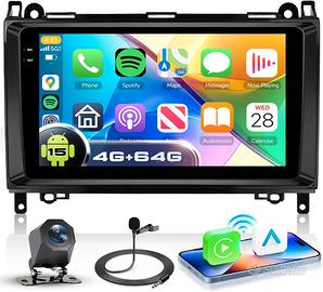 Autoradio carplay wireless per mercedes 4+64gb