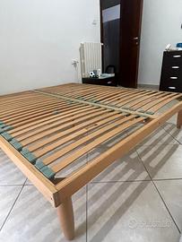 struttura letto 2 piazze doghe dorsal