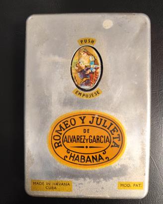 Scatola Porta Sigari Romeo y Julieta anni 50