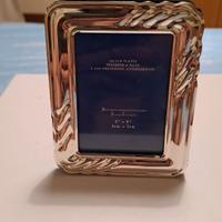 Cornice d'agento per foto lucidata a mano 5x7cm