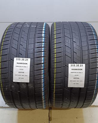 2 GOMME 315 35 21 HANKOOK RIF3449