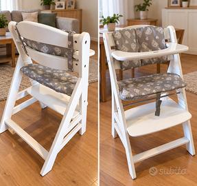 Sedia evolutiva hauck bianca