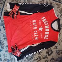 maglia guanti pantaloni borsone moto cross