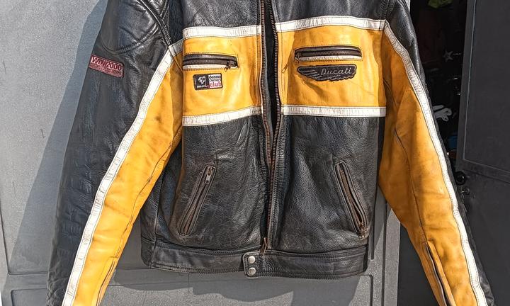 giubbotto moto vintage Ducati 