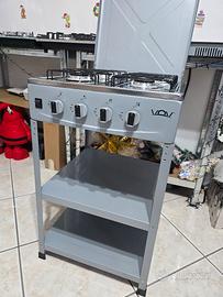 CUCINE DA 60 CM CON SCAFFALE - GRIGIO - O - NERO 