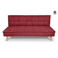Divano letto tre posti bordeaux Maison du Monde