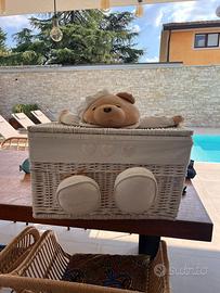Cesta in vimini nanan