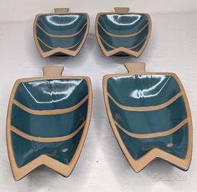 Rituali Domestici  – 4 Piatti Pesce azzurri