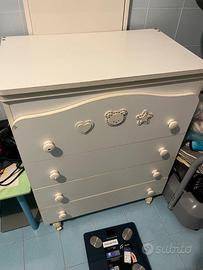 Fasciatoio cassettiera neonato