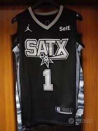 Canotta basket San Antonio Spurs Wembanyama