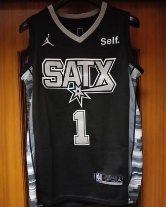 Canotta basket San Antonio Spurs Wembanyama