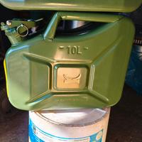 N.2 Taniche Acciaio 10L Omologate 