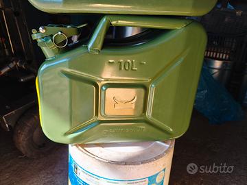 N.2 Taniche Acciaio 10L Omologate 