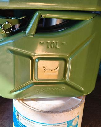 N.2 Taniche Acciaio 10L Omologate 