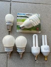 Lampadine assortite risparmio energetico E27 e E14