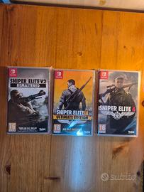 sniper elite 2 + 3 + 4 Nintendo Switch 