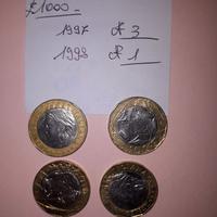 Monete da 1000 lire  n. 4