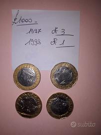 Monete da 1000 lire  n. 4