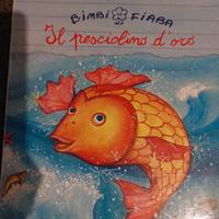 il pesciolino d'oro e  libro d'arte per bimbi