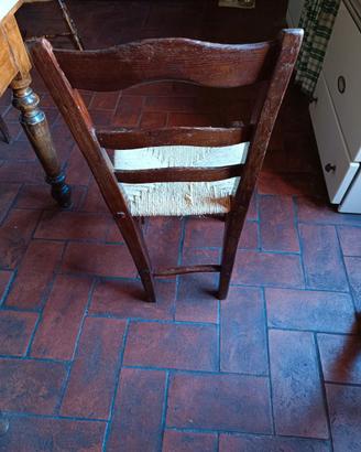 Sedie antiche cucina