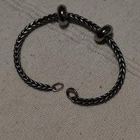 Set 2 charm stopper per bracciali Trollbeads snake