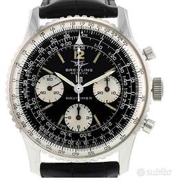 Breitling Navitimer 806 d’acciaio cinturino pelle