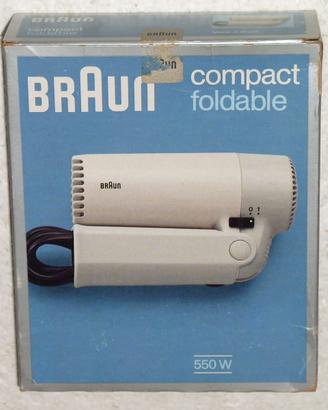 Phon asciugacapelli da viaggio Braun PG700 compact