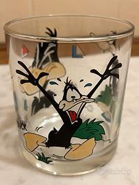 Bicchiere Nutella Ferrero 1996 Daffy Duck