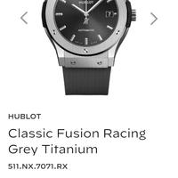 HUBLOT CLASSIC FUSION GRAY TITANIUM 45 mm